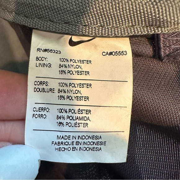 Nike Team Training Max Air Sports Gym bag Tote duffel bag pink purple grey - Picture 7 of 9